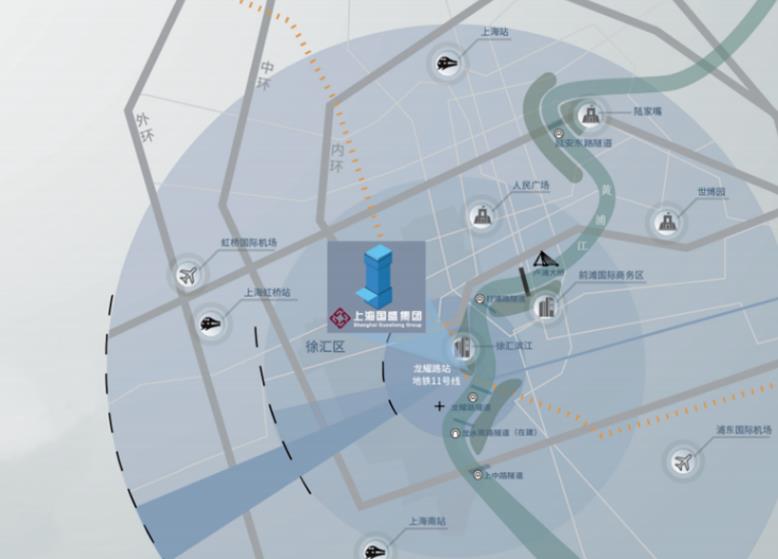 国盛大楼交通区位图